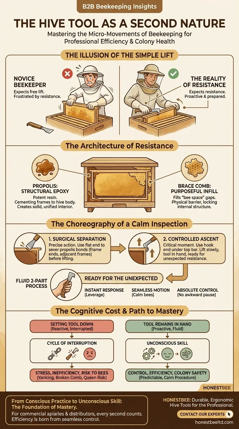 The Hive Tool as a Second Nature: Mastering the Micro-Movements of Beekeeping Visual Guide