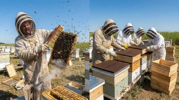 Your Bee Brush Is Slowing You Down. Here’s What Commercial Apiaries Use Instead.