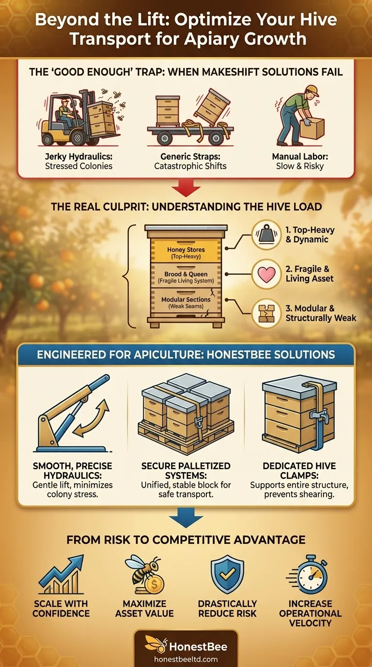Beyond the Lift: Why Your Hive Transport Strategy is Limiting Your Apiary's Growth Visual Guide