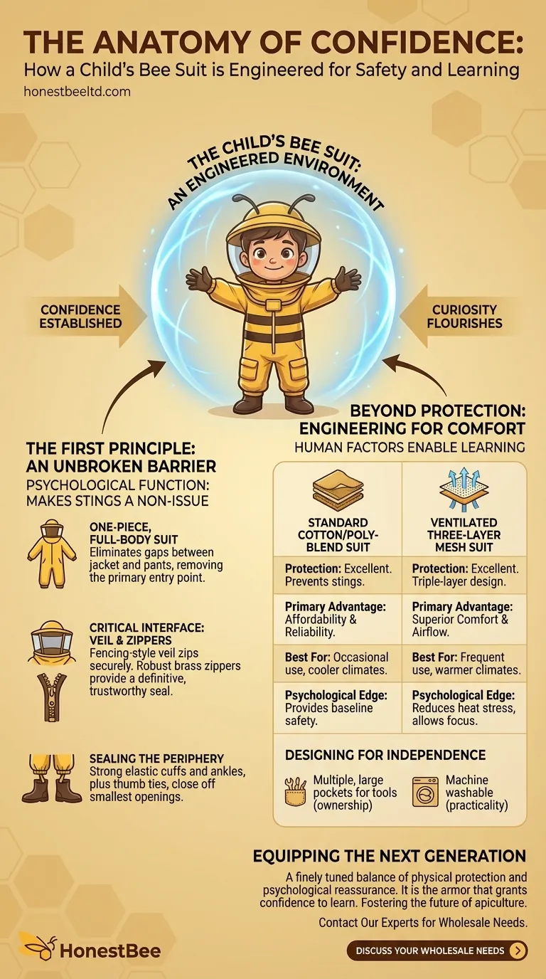 어린이 벌옷의 해부학: 안전과 학습을 위해 어떻게 설계되었는가 시각적 가이드