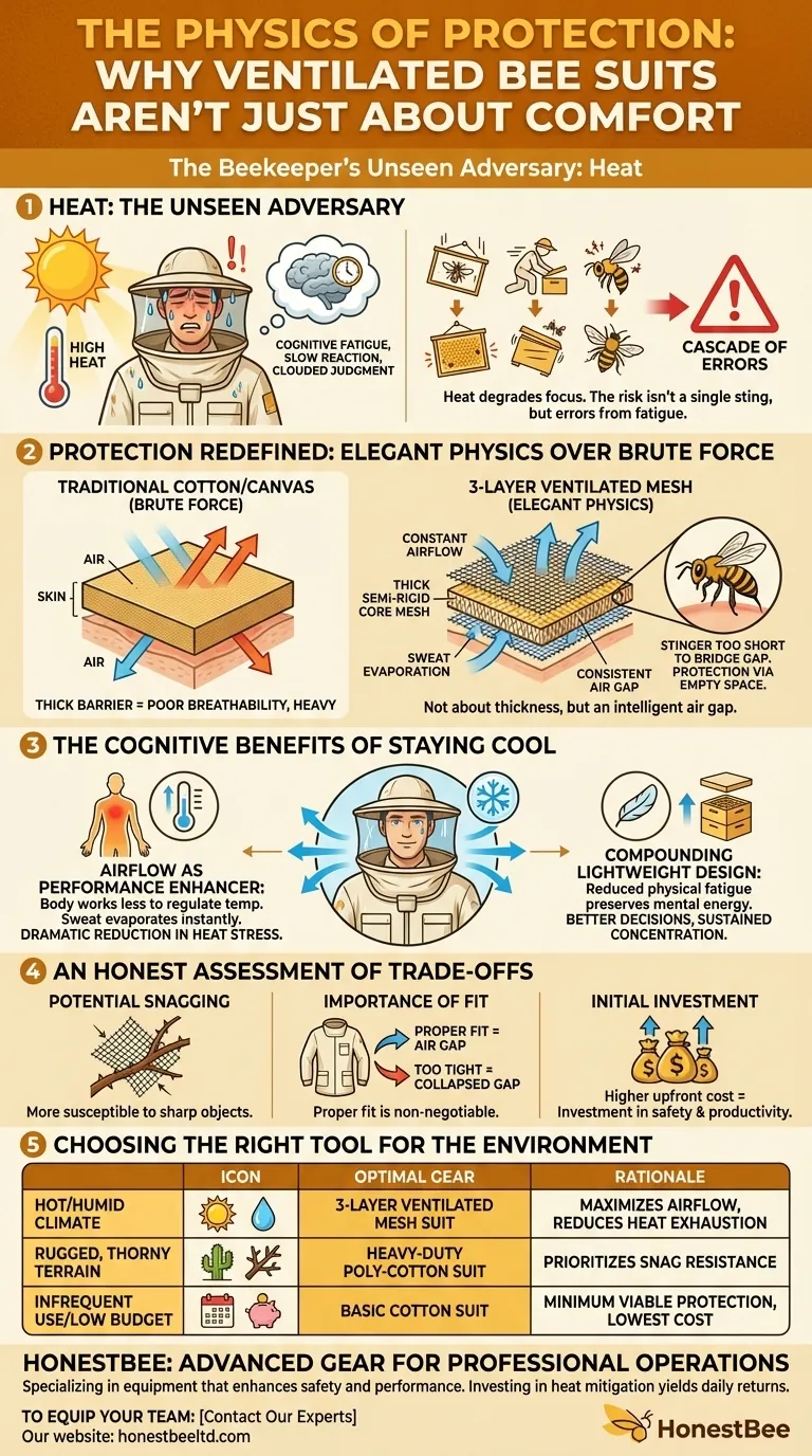 The Physics of Protection: Why Ventilated Bee Suits Aren't Just About Comfort Visual Guide