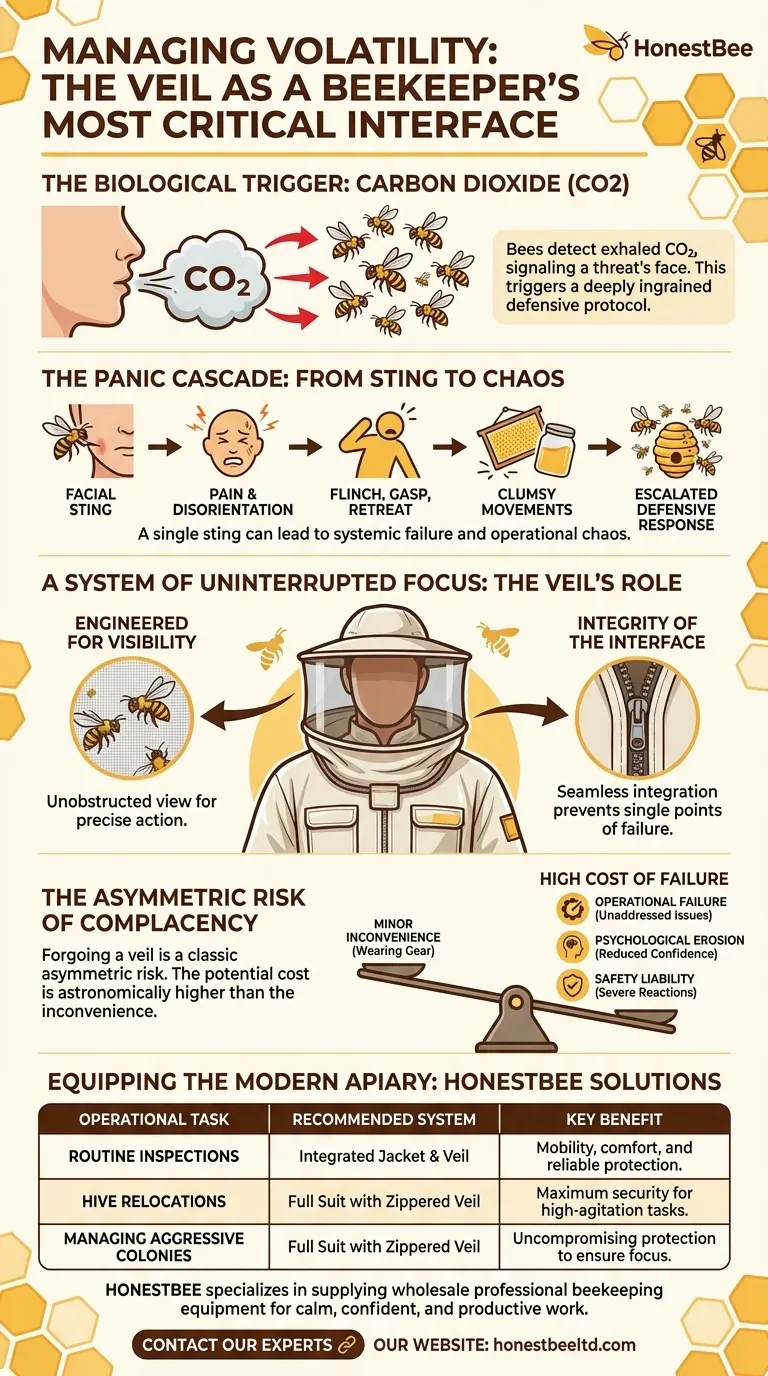 Managing Volatility: The Veil as a Beekeeper's Most Critical Interface Visual Guide