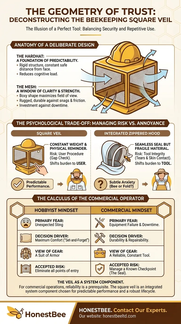 The Geometry of Trust: Deconstructing the Beekeeping Square Veil Visual Guide