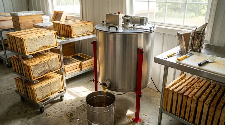 Узкое место на пасеке: как физика экстрактора определяет масштаб пасеки