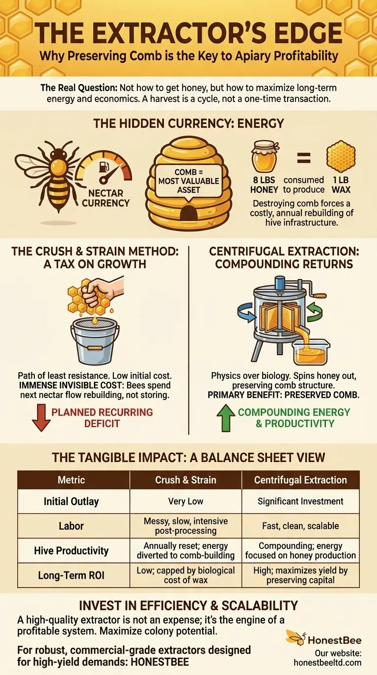 The Extractor's Edge: Why Preserving Comb is the Key to Apiary Profitability Visual Guide