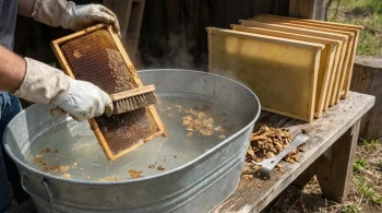 Beyond the Scraper: The Microbiology of Bee Frame Hygiene