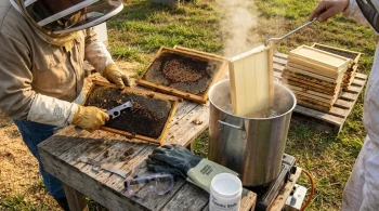 刮蜡之外：蜂箱框架清洁的风险管理框架