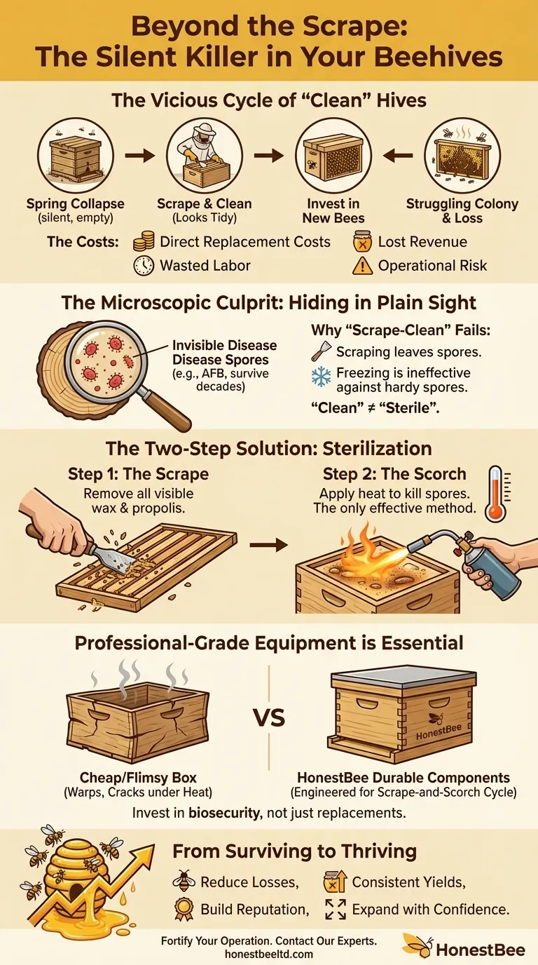 Beyond the Scrape: The Silent Killer in Your Beehives and How to Stop It Visual Guide