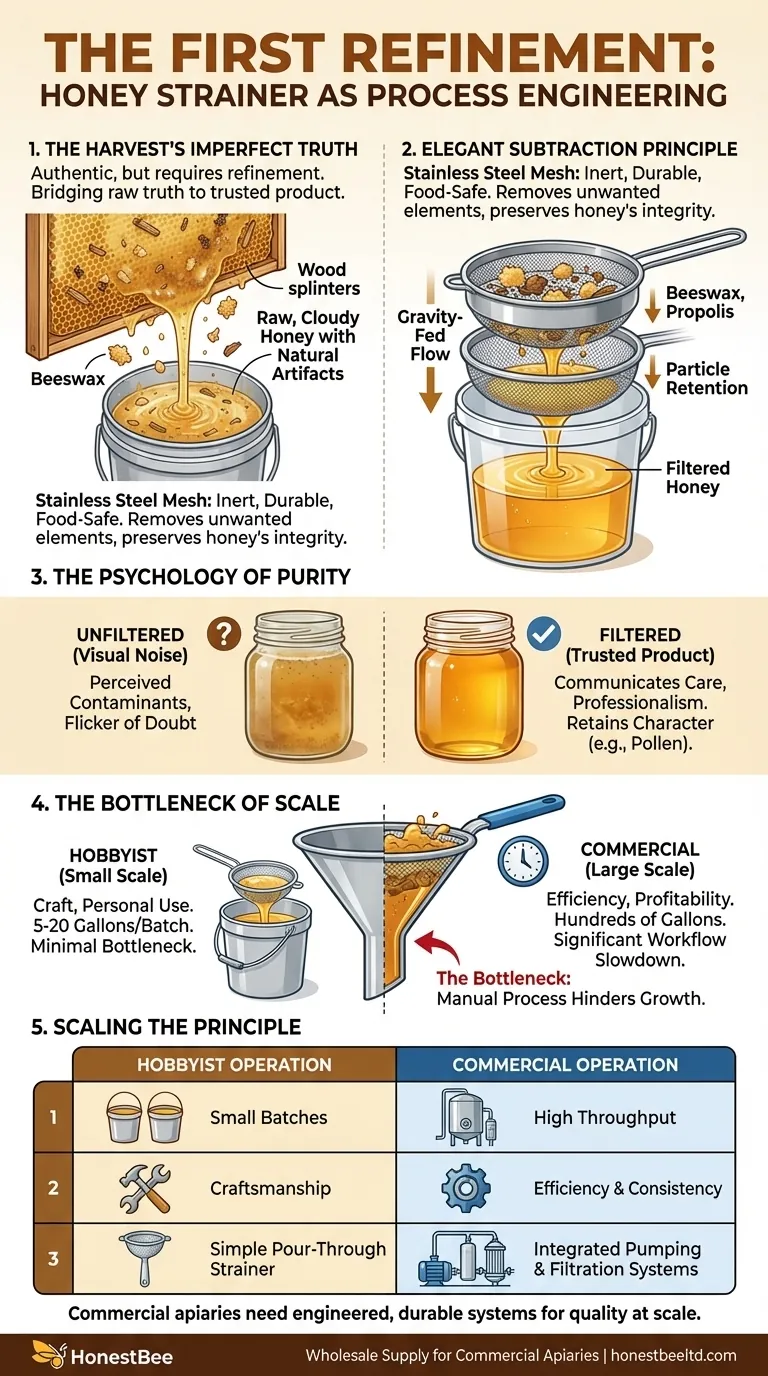 The First Refinement: Why the Humble Honey Strainer is a Masterclass in Process Engineering Visual Guide