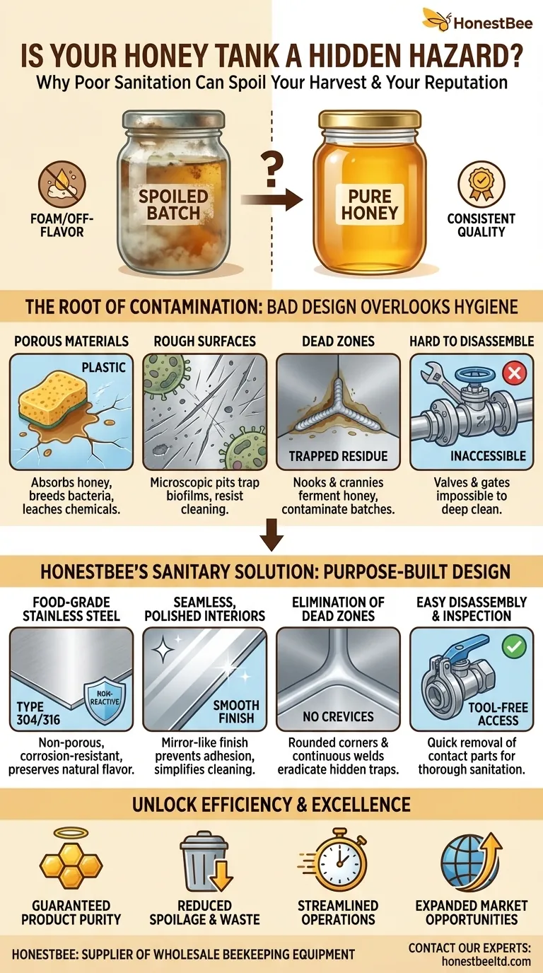 Is Your Honey Tank a Hidden Hazard? Why Poor Sanitation Can Spoil Your Harvest Visual Guide