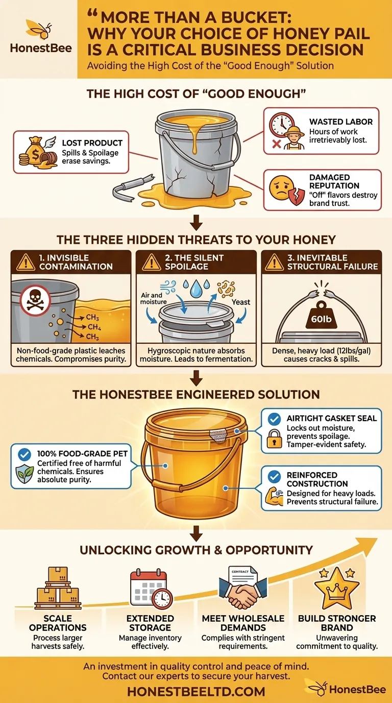 More Than a Bucket: Why Your Choice of Honey Pail is a Critical Business Decision Visual Guide