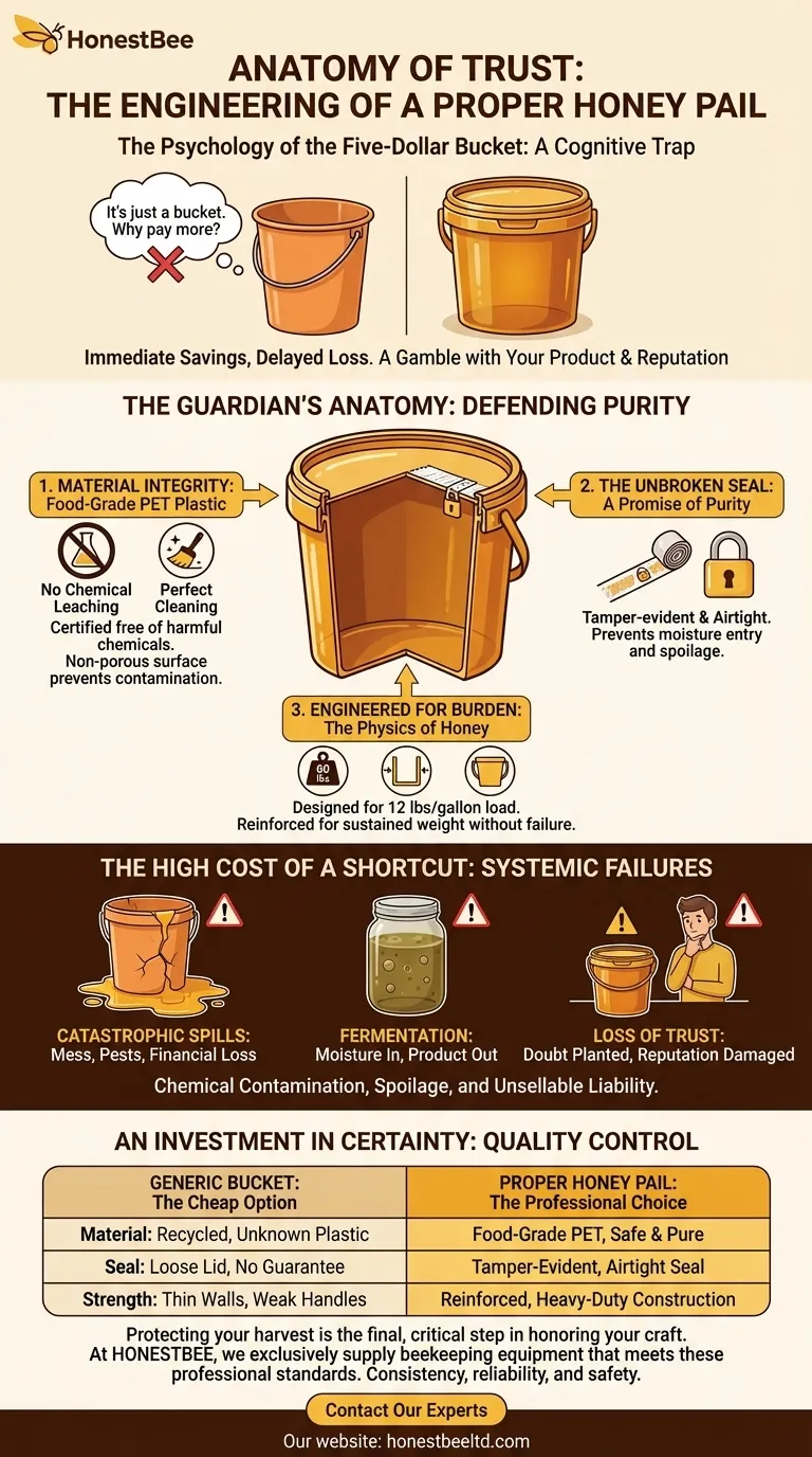 Anatomy of Trust: The Engineering of a Proper Honey Pail Visual Guide