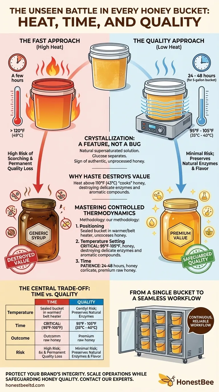 The Unseen Battle in Every Honey Bucket: Heat, Time, and Quality Visual Guide