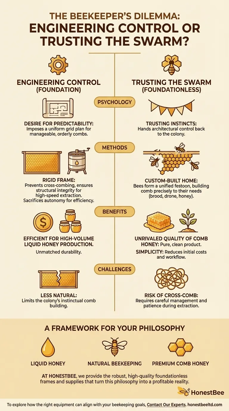 양봉가의 딜레마: 제어 엔지니어링인가, 벌떼에 대한 신뢰인가? 시각적 가이드