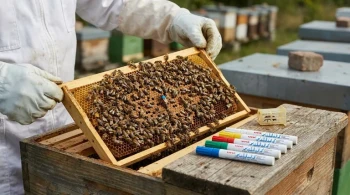 The Signal and the Swarm: How a Single Colored Dot Governs a 50,000-Bee System