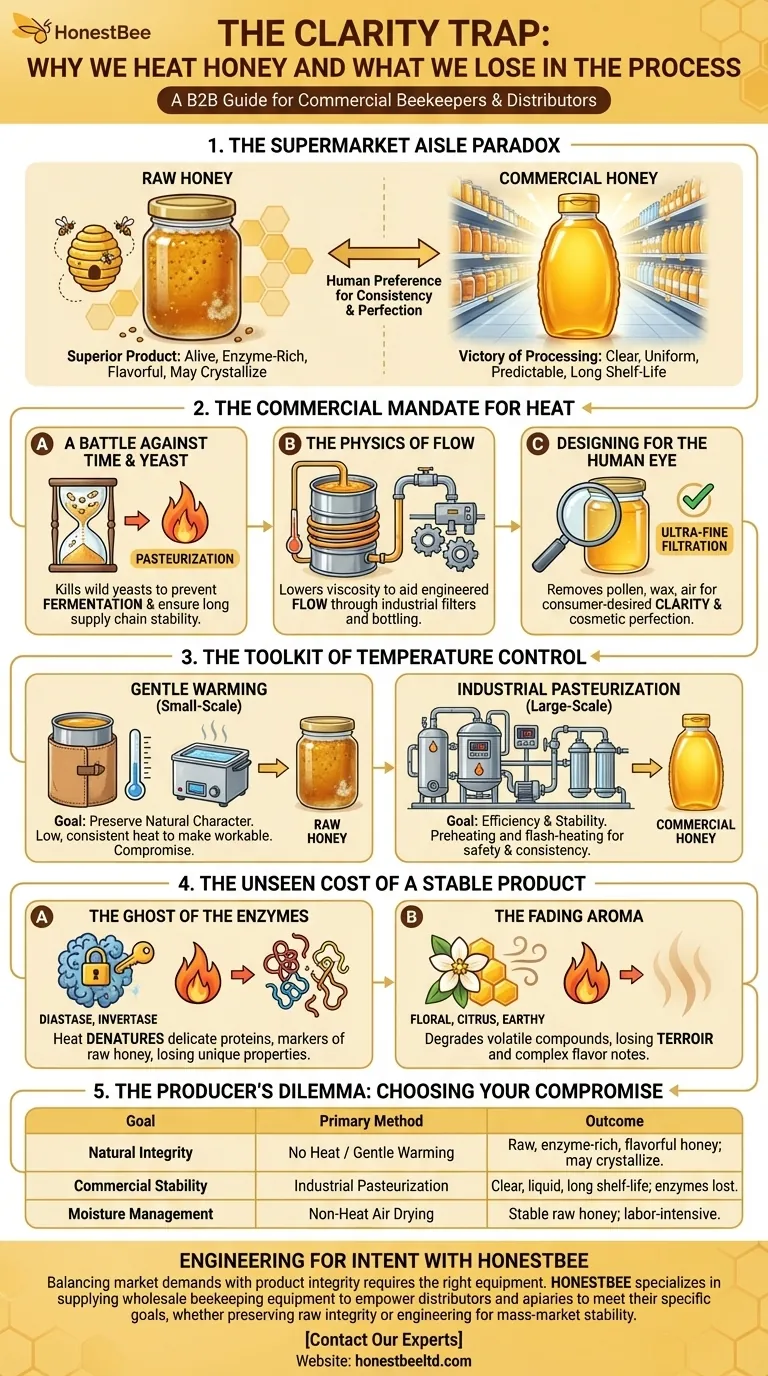 The Clarity Trap: Why We Heat Honey and What We Lose in the Process Visual Guide