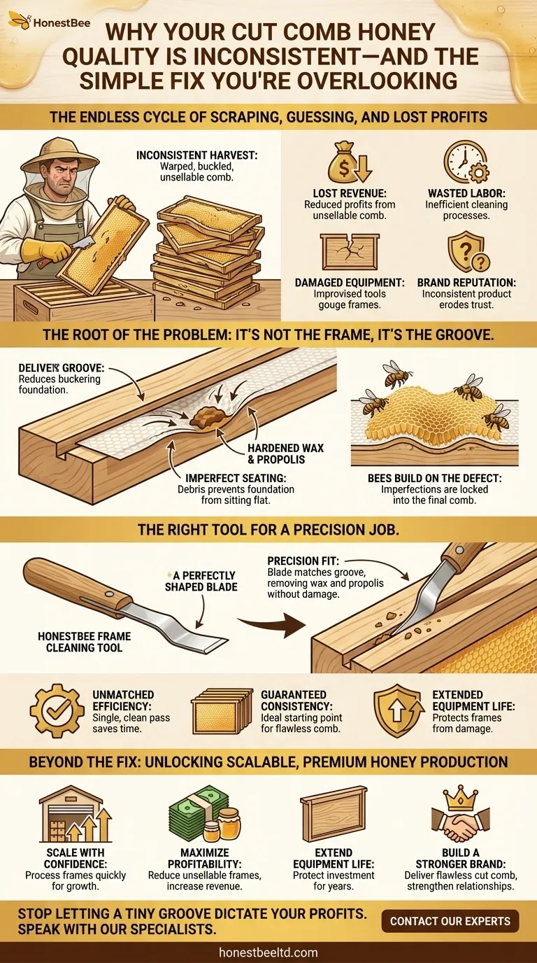Why Your Cut Comb Honey Quality Is Inconsistent—And the Simple Fix You're Overlooking Visual Guide