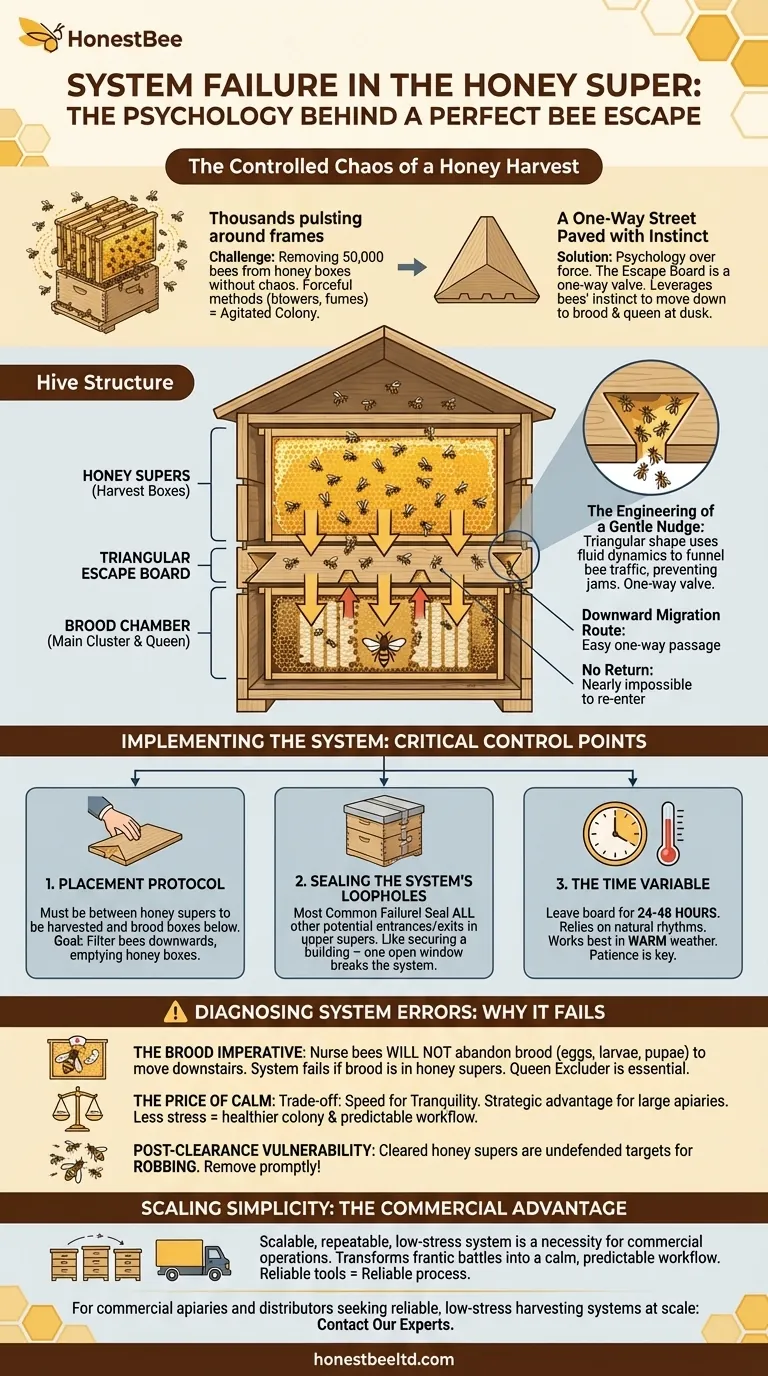 Systemausfall im Honigraum: Die Psychologie hinter einer perfekten Bienenflucht Visuelle Anleitung