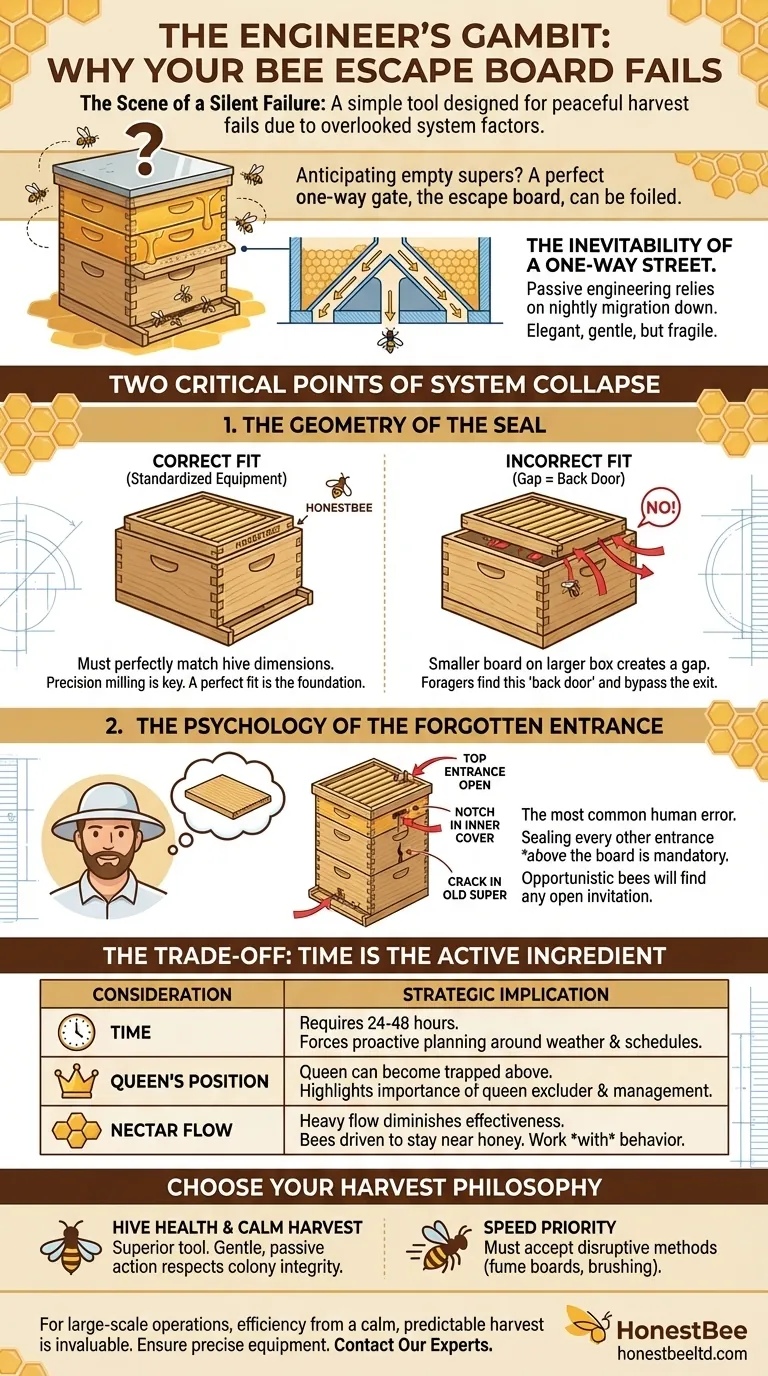 The Engineer's Gambit: Why Your Bee Escape Board Fails Visual Guide