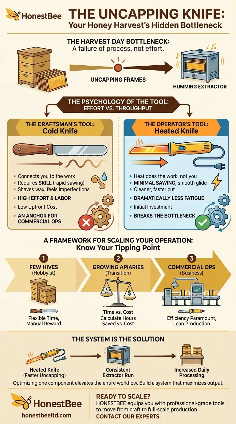 The Uncapping Knife: Your Honey Harvest's Hidden Bottleneck Visual Guide