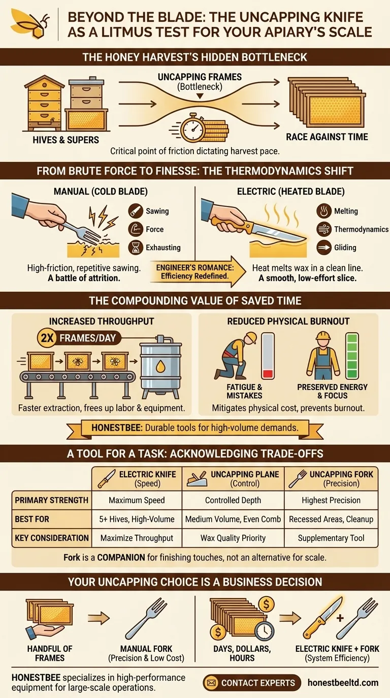 Beyond the Blade: The Uncapping Knife as a Litmus Test for Your Apiary's Scale Visual Guide