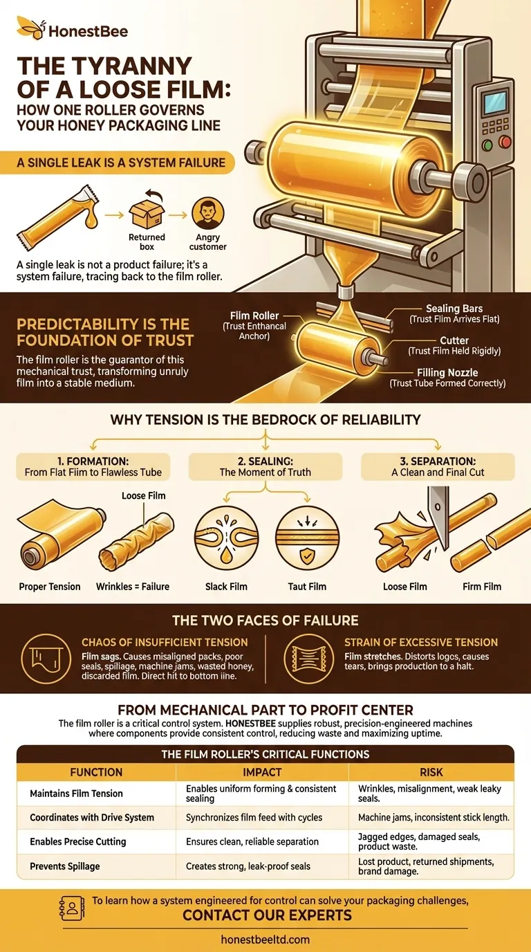 The Tyranny of a Loose Film: How One Roller Governs Your Honey Packaging Line Visual Guide