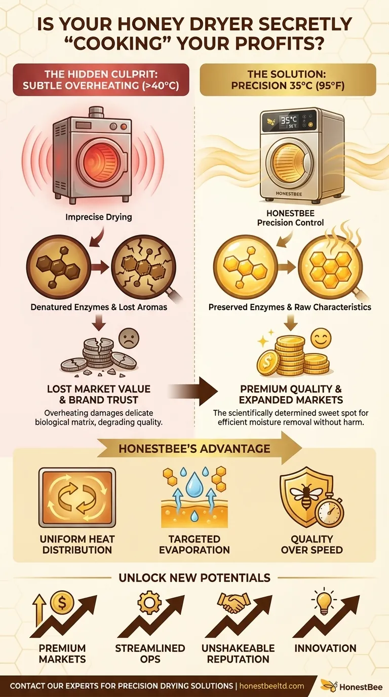 Is Your Honey Dryer Secretly "Cooking" Your Profits? Visual Guide
