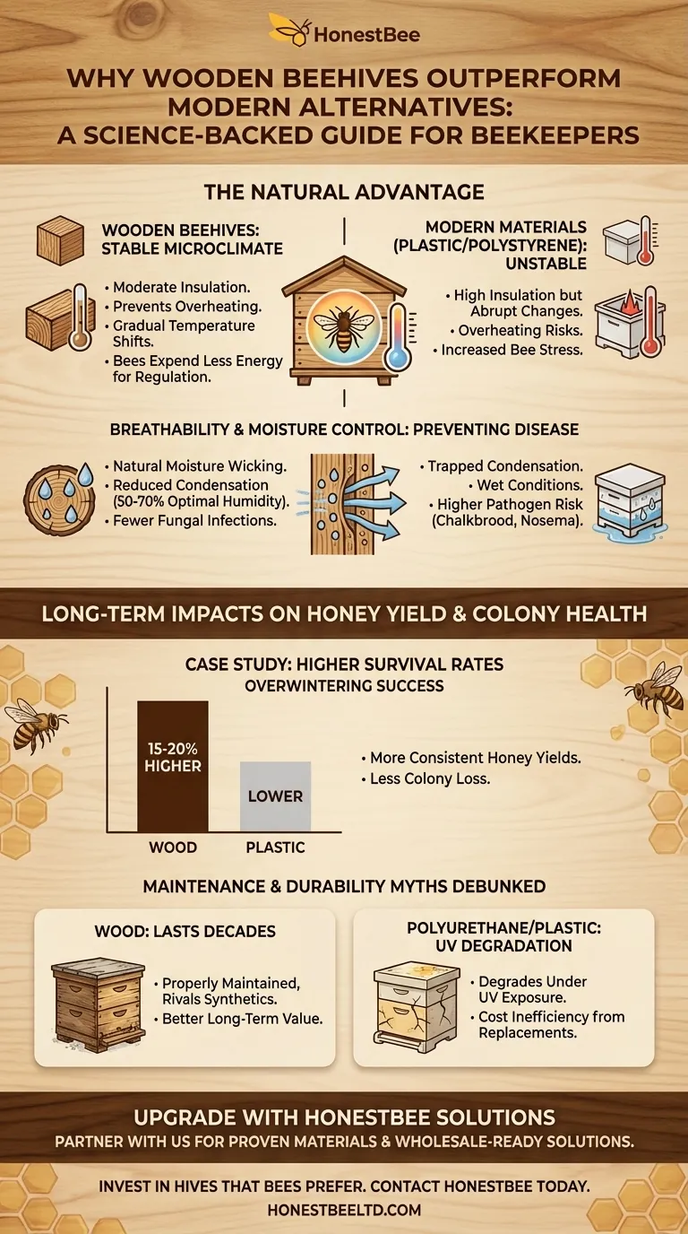 Why Wooden Beehives Outperform Modern Alternatives: A Science-Backed Guide for Beekeepers Visual Guide