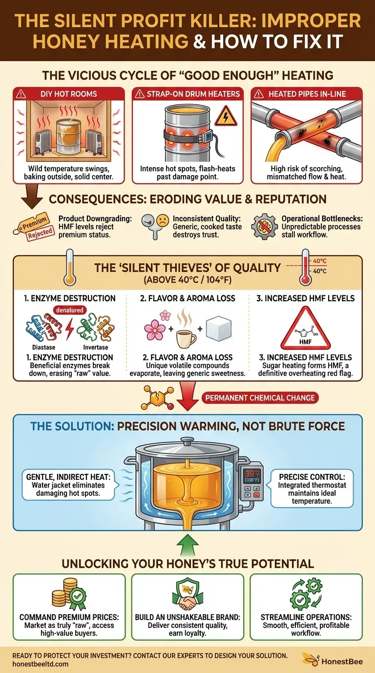 Il Killer Silenzioso del Profitto: Perché il Riscaldamento Improprio del Miele Ti Sta Costando Caro, e Come Risolvere il Problema Guida Visiva