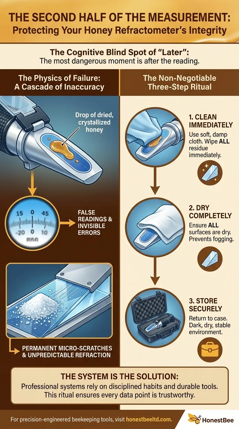 The Second Half of the Measurement: Protecting the Integrity of Your Honey Refractometer Visual Guide