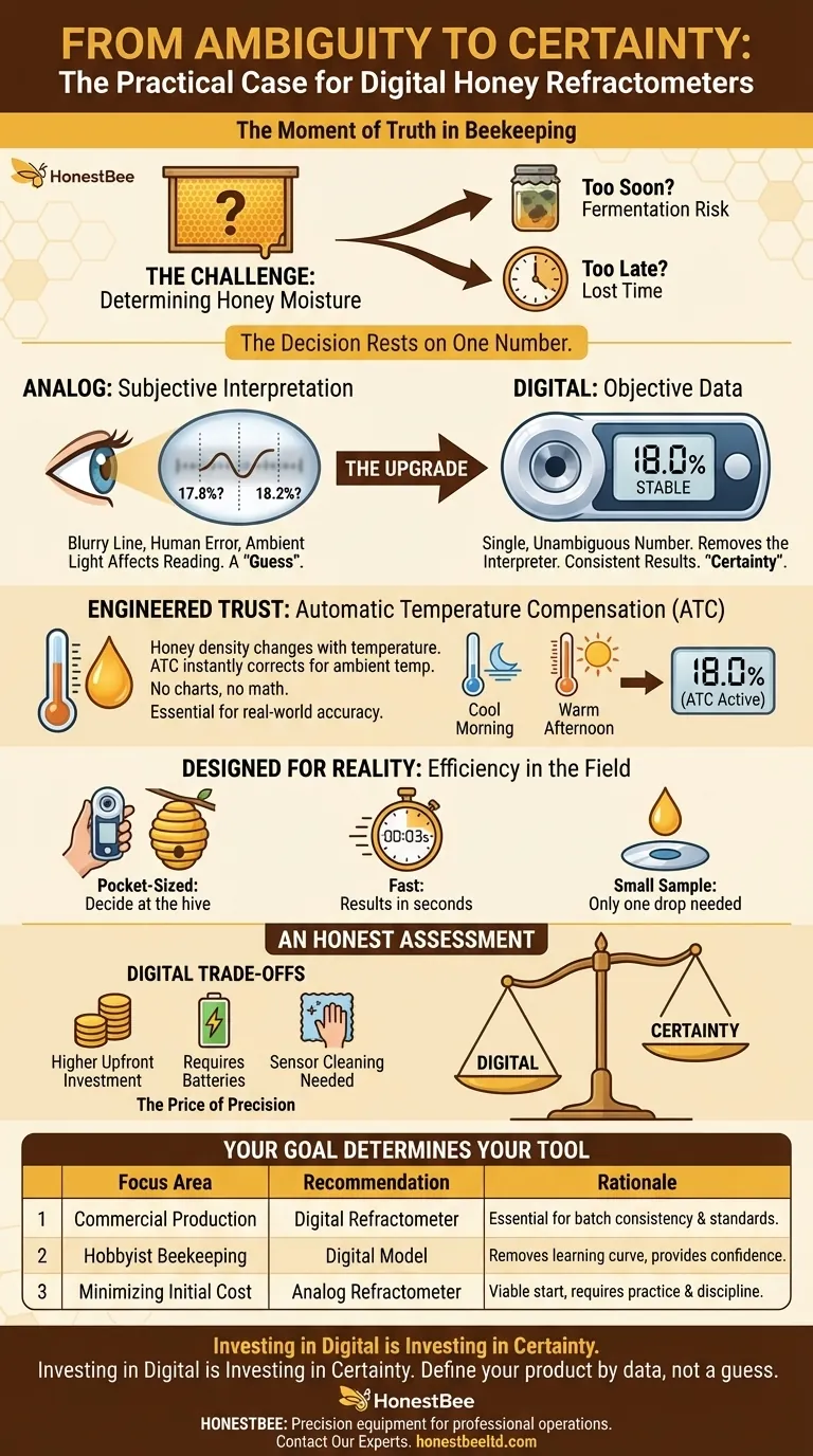 From Ambiguity to Certainty: The Practical Case for Digital Honey Refractometers Visual Guide