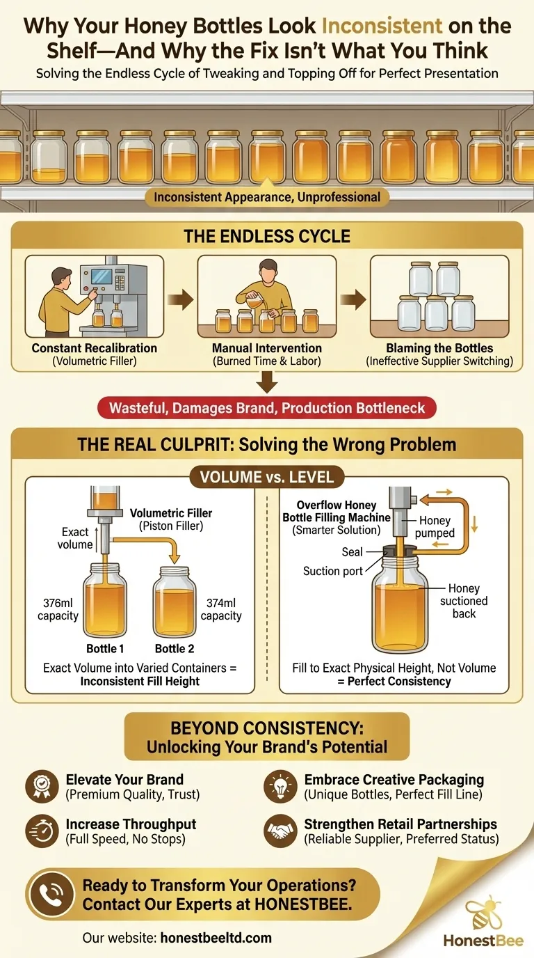 Why Your Honey Bottles Look Inconsistent on the Shelf—And Why the Fix Isn't What You Think Visual Guide