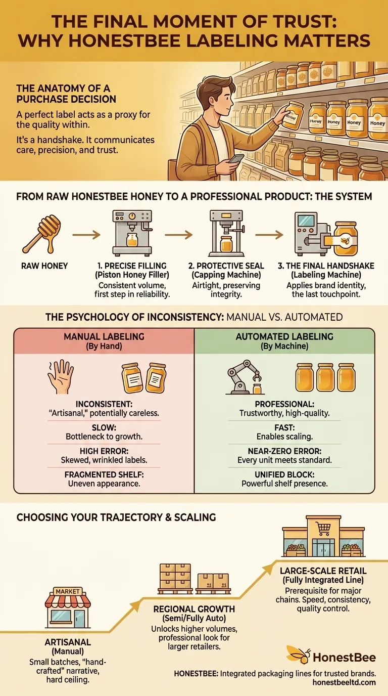Последний момент доверия: почему маркировка меда — это больше, чем просто наклейка Визуальное руководство