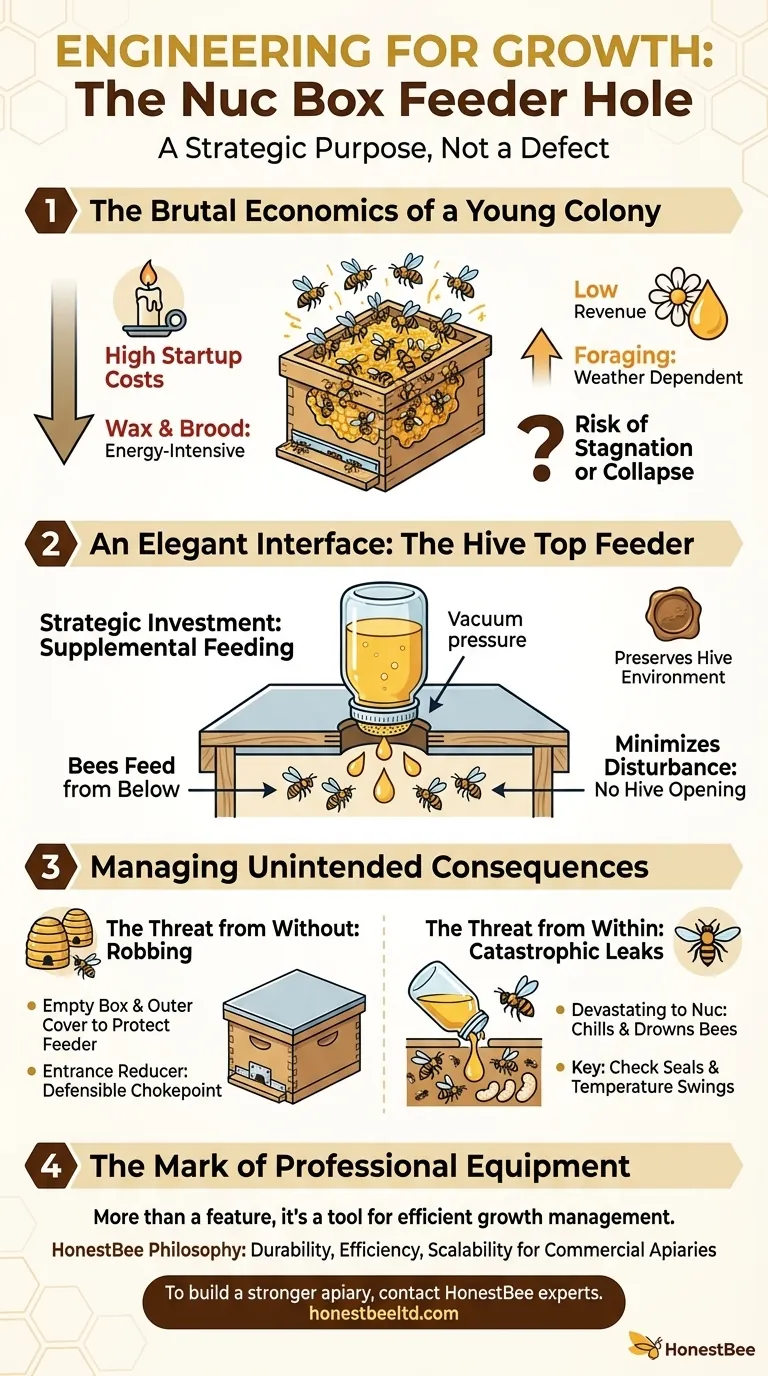 Engineering for Growth: The Strategic Purpose of the Nuc Box Feeder Hole Visual Guide