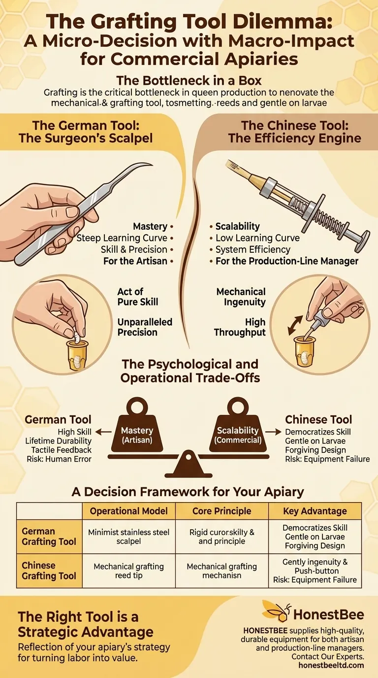 The Grafting Tool Dilemma: A Micro-Decision with Macro-Impact for Commercial Apiaries Visual Guide