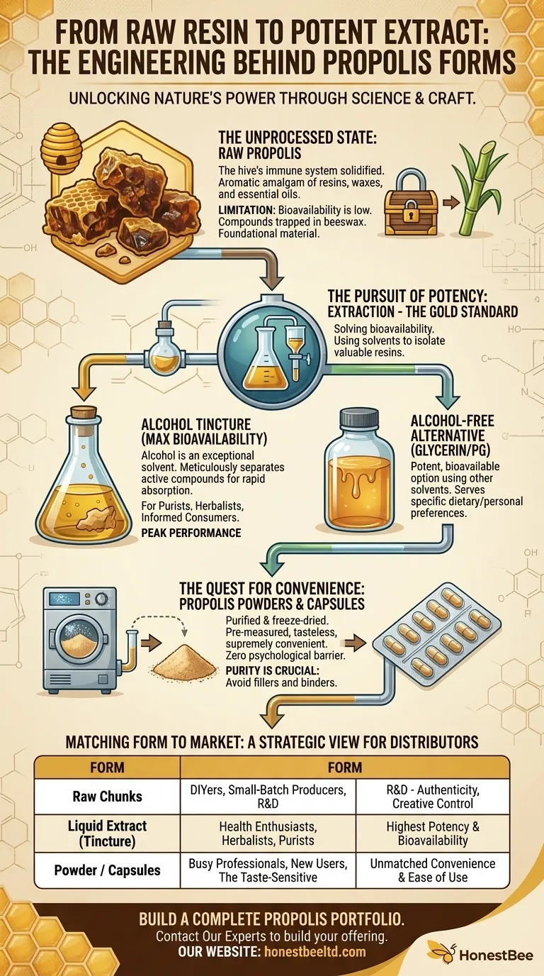 From Raw Resin to Potent Extract: The Engineering Behind Propolis Forms Visual Guide
