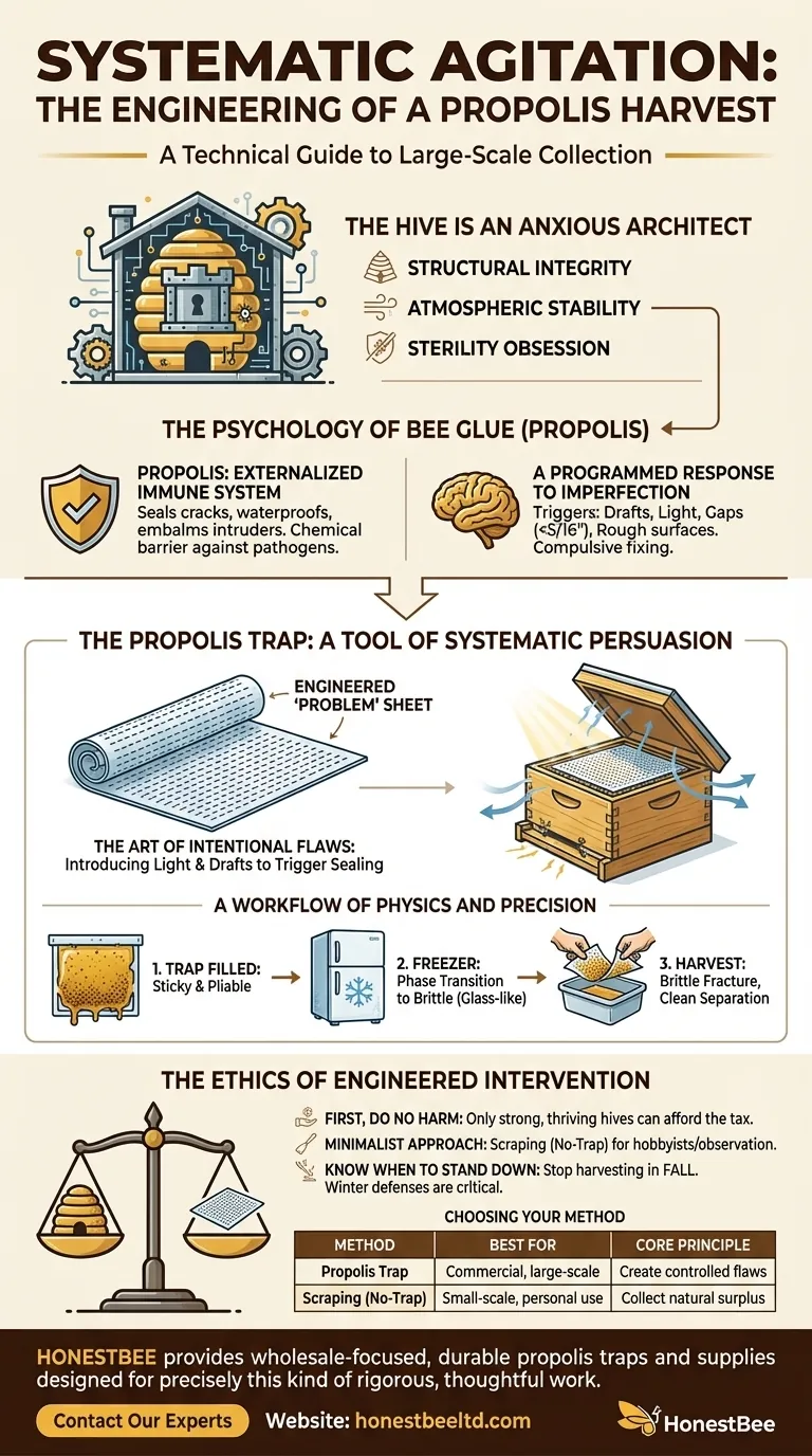 系统性激扰：蜂胶收获的工程学 图解指南