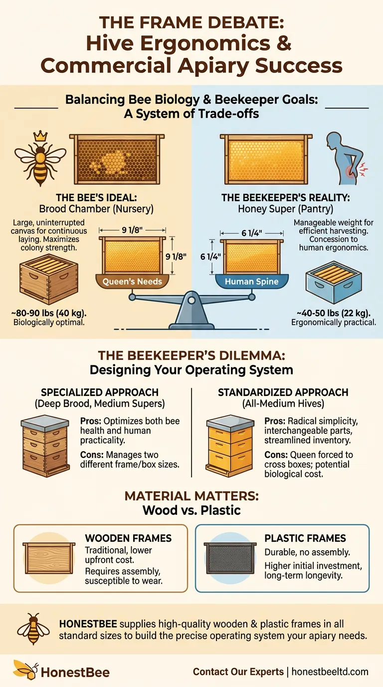 Die Rahmen-Debatte: Wie die Ergonomie des Bienenstocks den Erfolg kommerzieller Imkereien beeinflusst Visuelle Anleitung