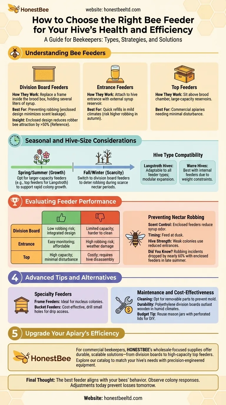 How to Choose the Right Bee Feeder for Your Hive’s Health and Efficiency Visual Guide