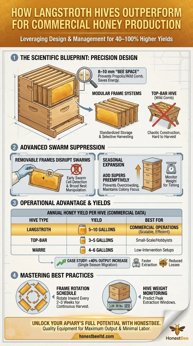 How Langstroth Hives Outperform Other Designs for Commercial Honey Production Visual Guide