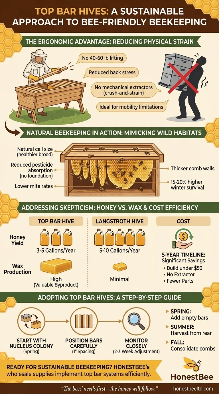 Top Bar Hives: A Sustainable Approach to Bee-Friendly Beekeeping Visual Guide