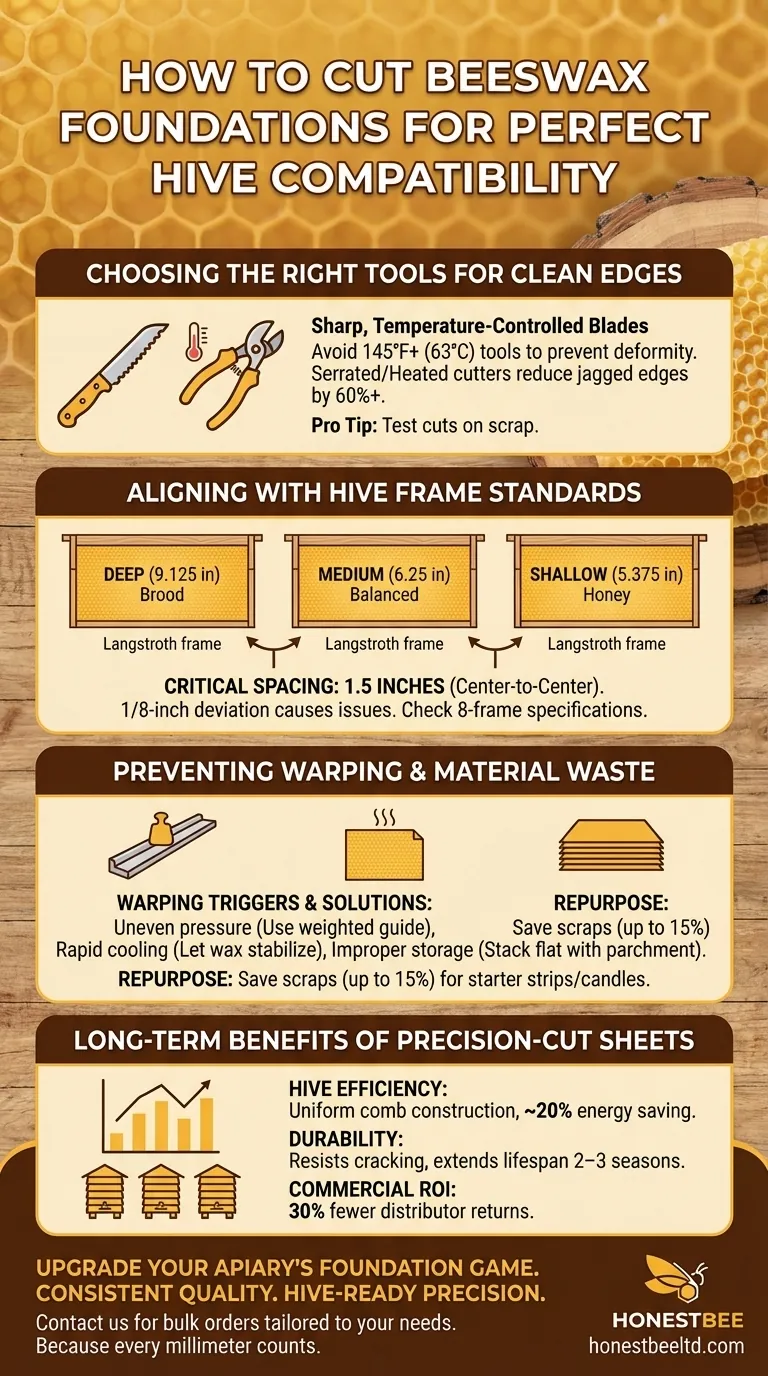 How to Cut Beeswax Foundations for Perfect Hive Compatibility Every Time Visual Guide
