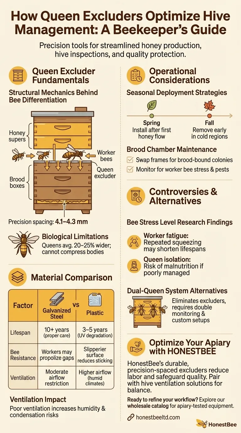How Queen Excluders Optimize Hive Management: A Beekeeper’s Guide Visual Guide