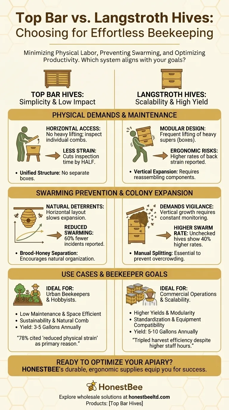 How to Choose Between Top Bar and Langstroth Hives for Effortless Beekeeping Visual Guide