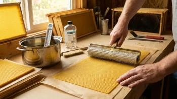 How to Craft Durable Wax Foundations Using Manual Rollers: A Beekeeper's Guide