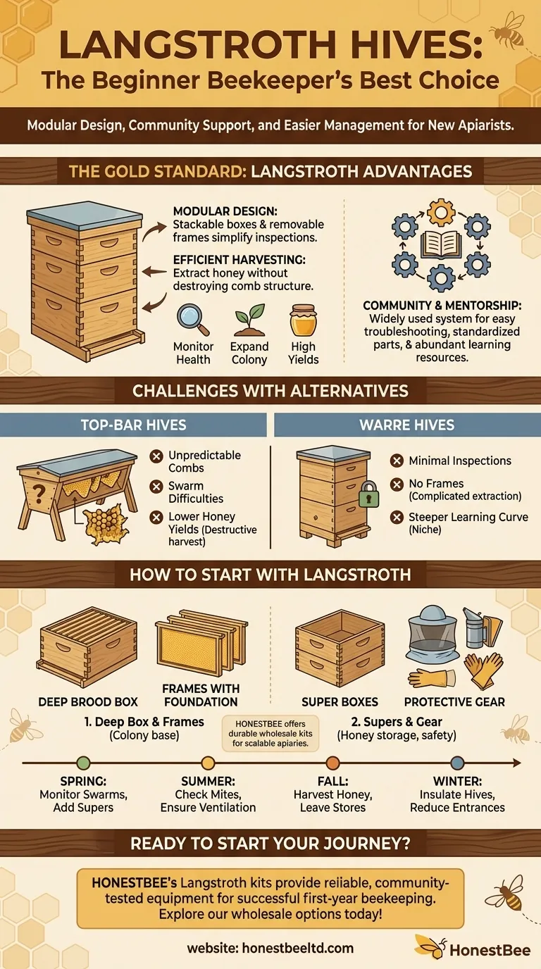 Why Langstroth Hives Are the Best Choice for Beginner Beekeepers Visual Guide