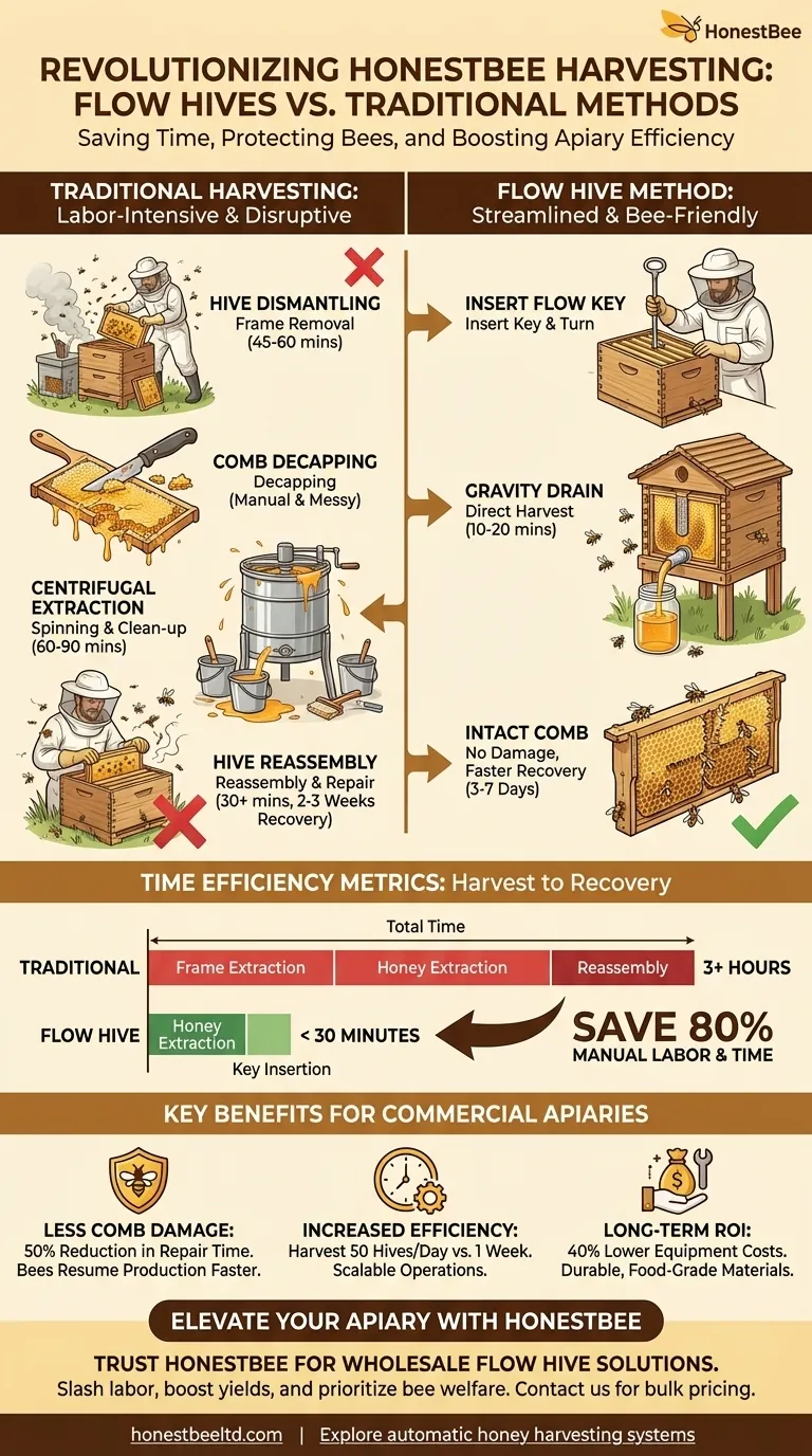 How Flow Hives Revolutionize Honey Harvesting: Saving Time and Protecting Bees Visual Guide