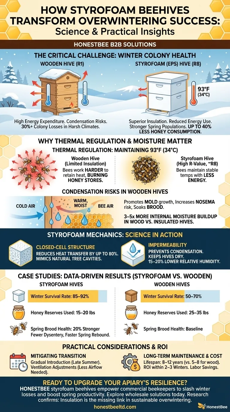 How Styrofoam Beehives Transform Overwintering Success: Science & Practical Insights Visual Guide
