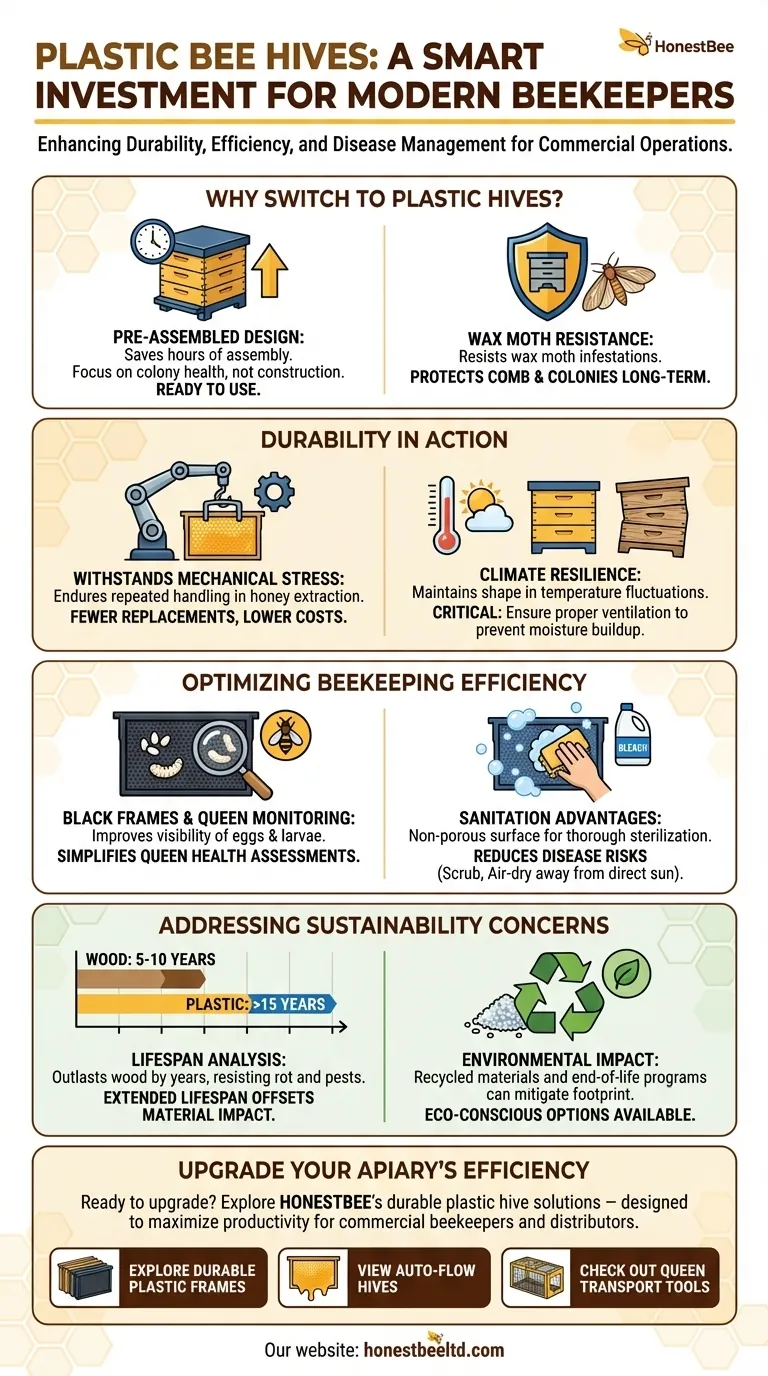 Colmeias de plástico: Um investimento inteligente para os apicultores modernos Guia Visual