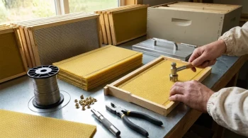 How to Reinforce Wax Foundations: A Beekeeper’s Guide to Wiring vs. Pre-Wired Frames